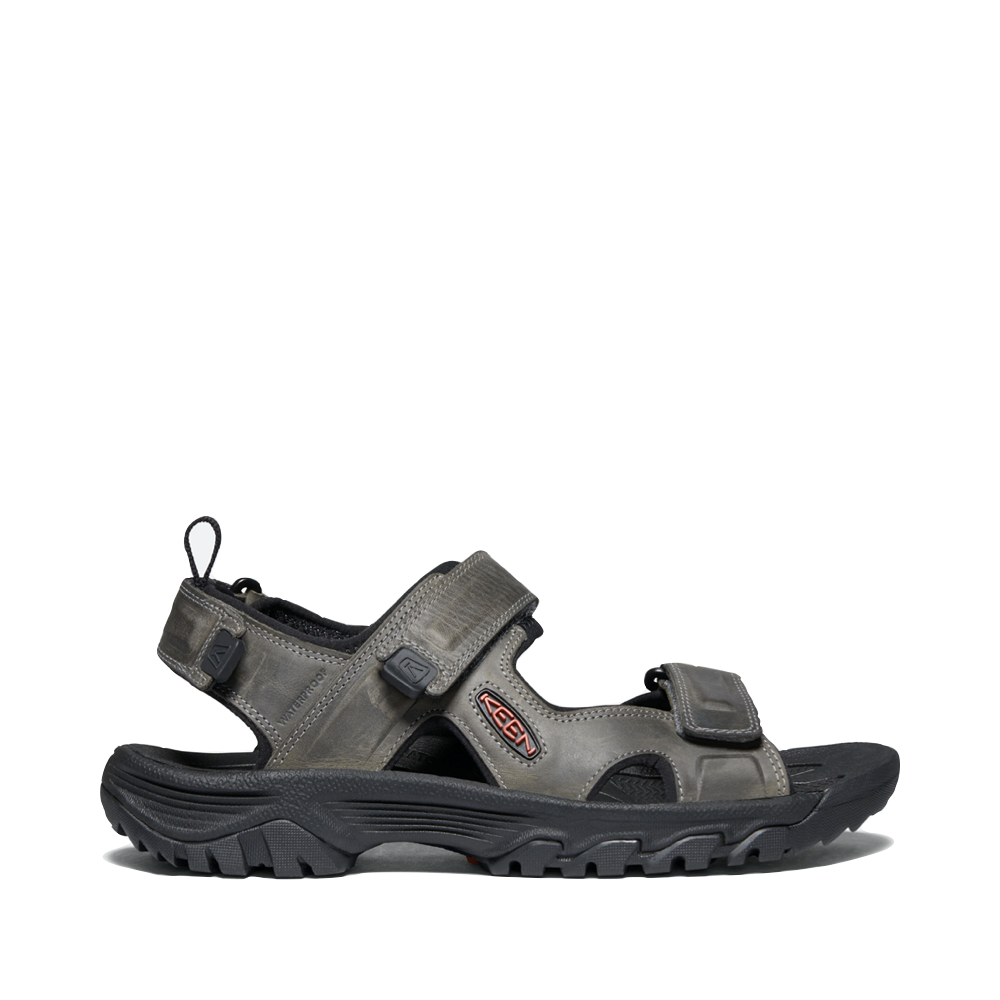 Side (right) view of Keen Targhee 3 Waterproof Sandal for men.
