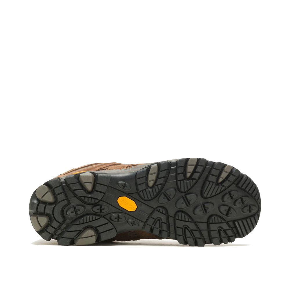 Bottom view of Merrell Moab 3 Mid Waterproof Hiking Boots for men.