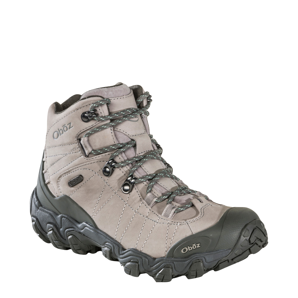 Oboz Women's Bridger Mid Waterproof Hiker in Frost Grey