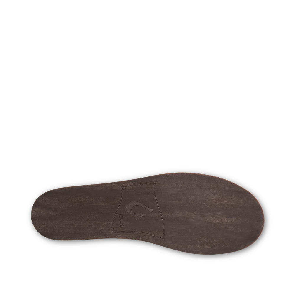 Bottom view of OluKai Nohea Shearling Lined Slipper for women.