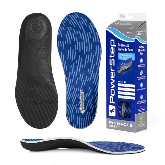 Detail view of Powerstep Wide Insoles.