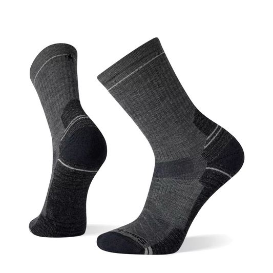 Side (left) view of Smartwool Light Cushion Crew socks for men.