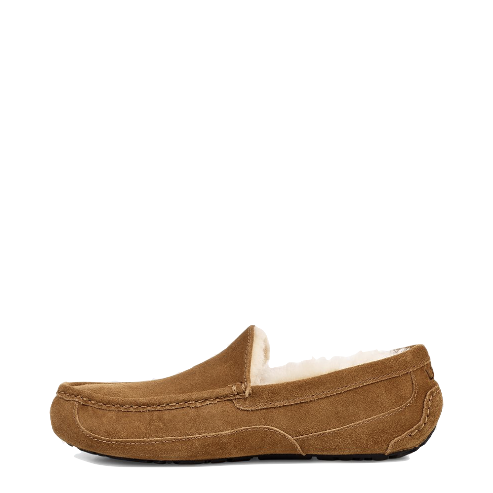 UGG Men's Ascot Suede Moccasin Slipper in Chestnut