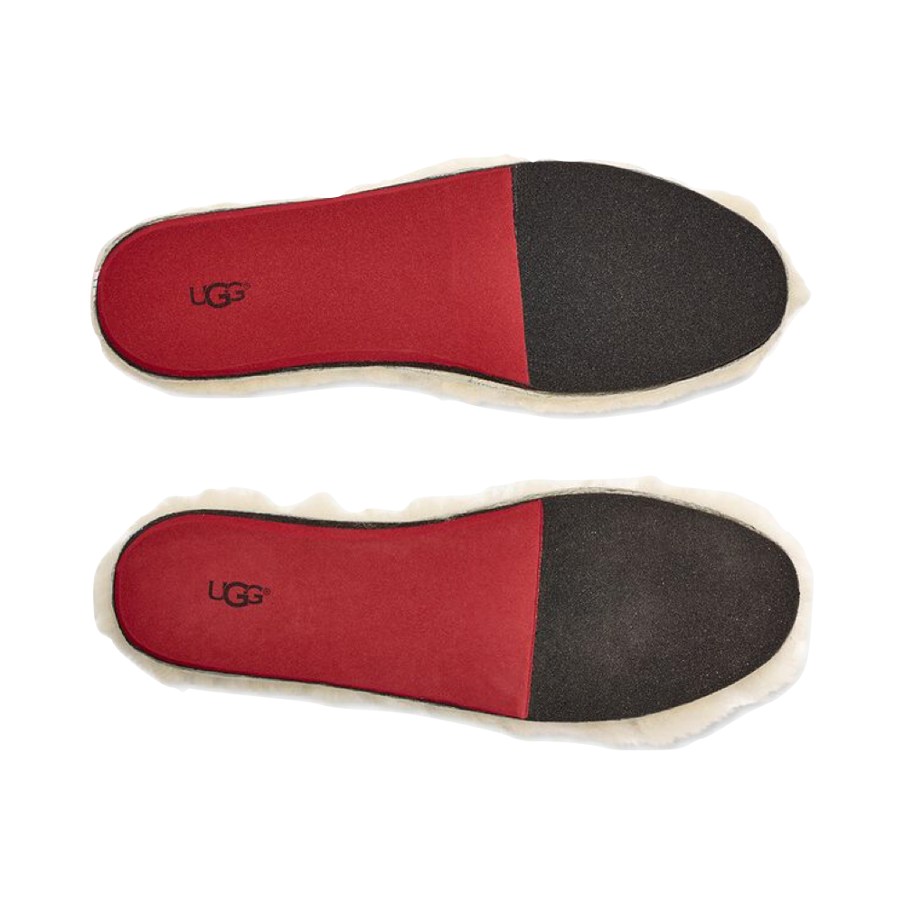 Bottom view of Ugg Replacement Sheepskin Insoles for men.