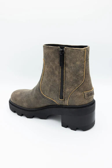 Sorel Women's Joan Now Zip Bootie in Canoe/Black