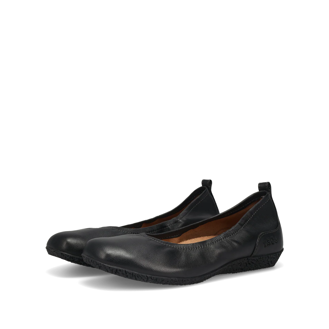 Taos Women's Chit Chat Leather Flat in Black