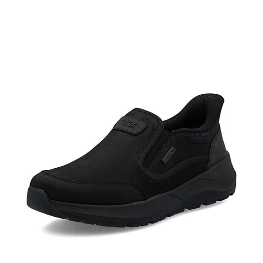 Rieker Men's Thorben 52 Slip On in Schwarz Black