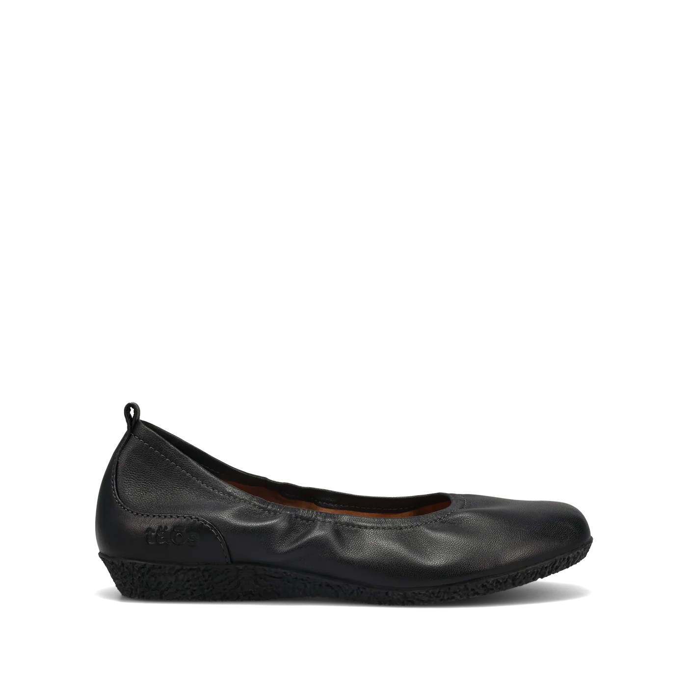 Taos Women's Chit Chat Leather Flat in Black