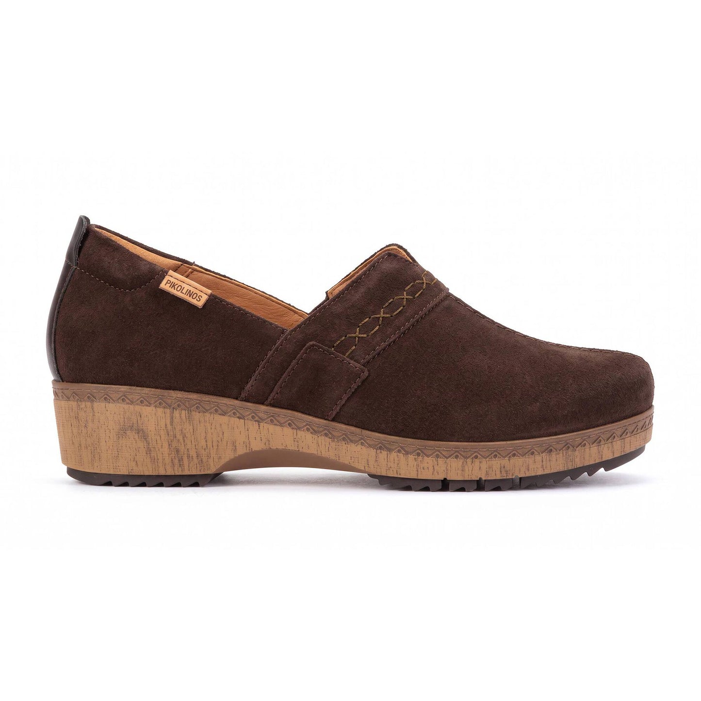 Pikolinos Women's Granada Slip On Clog in Olmo Brown