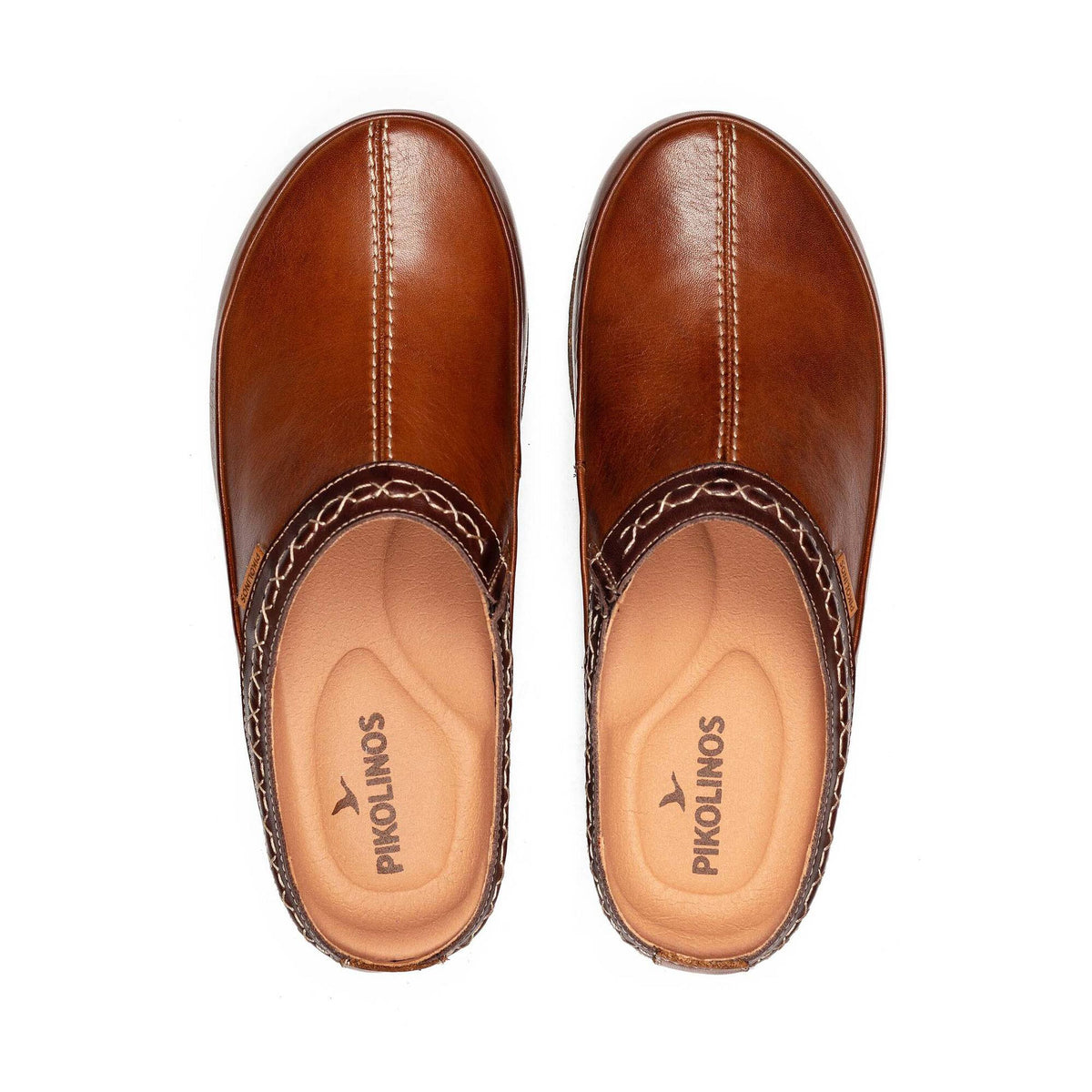 Pikolinos Women's Granada Heeled Clog in Cuero Tan