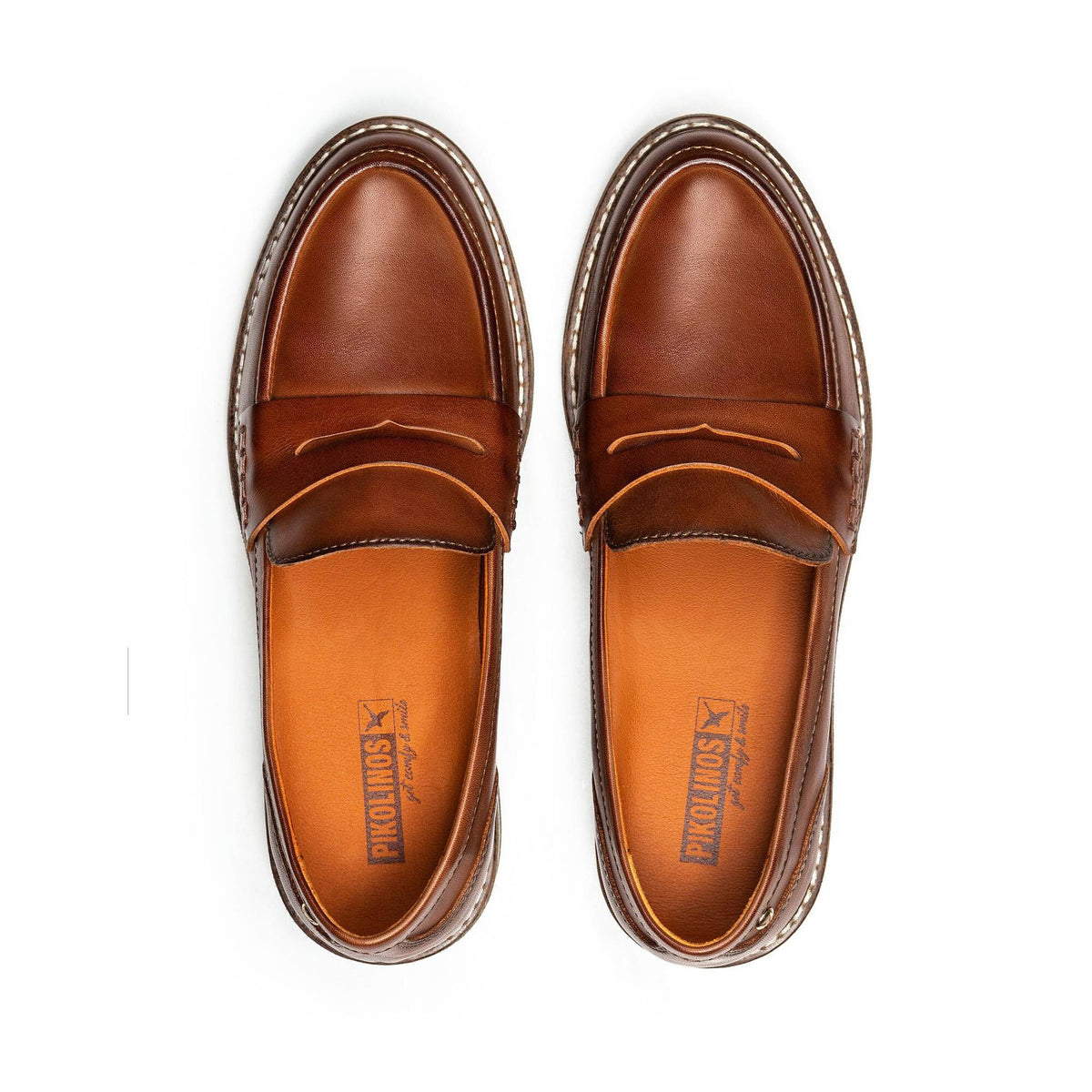 Pikolinos Women's Aldaya Loafer in Cuero Tan