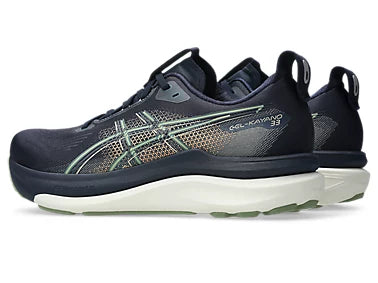 Asics Men's Gel-Kayano 33 Sneaker in Midnight/Khaki Green