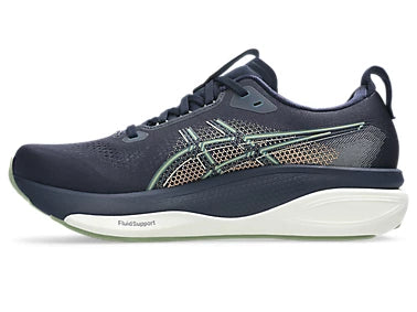 Asics Men's Gel-Kayano 33 Sneaker in Midnight/Khaki Green