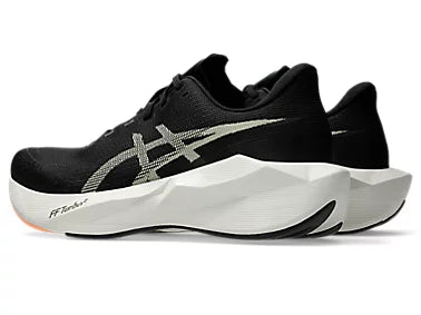 Asics Men's Novablast 6 Sneaker in Black/Khaki