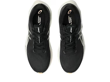 Asics Men's Novablast 6 Sneaker in Black/Khaki