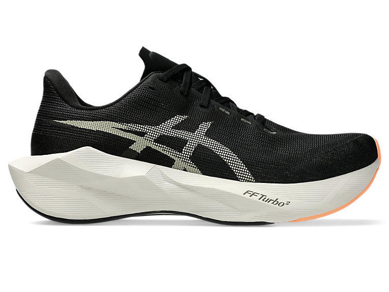 Asics Men's Novablast 6 Sneaker in Black/Khaki