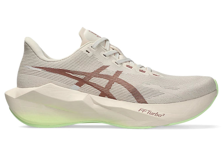 Asics Men's Novablast 6 Sneaker in Rose Dust/Illuminate Yellow