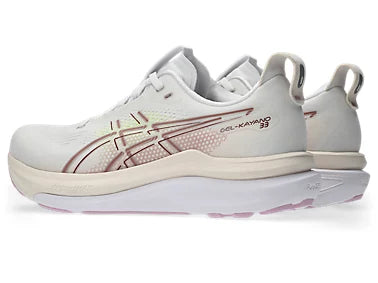 Asics Women's Gel-Kayano 33 Sneaker in White/Hazy Lilac