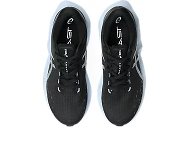 Asics Women's Novablast 6 Sneaker in Black/Solid Air