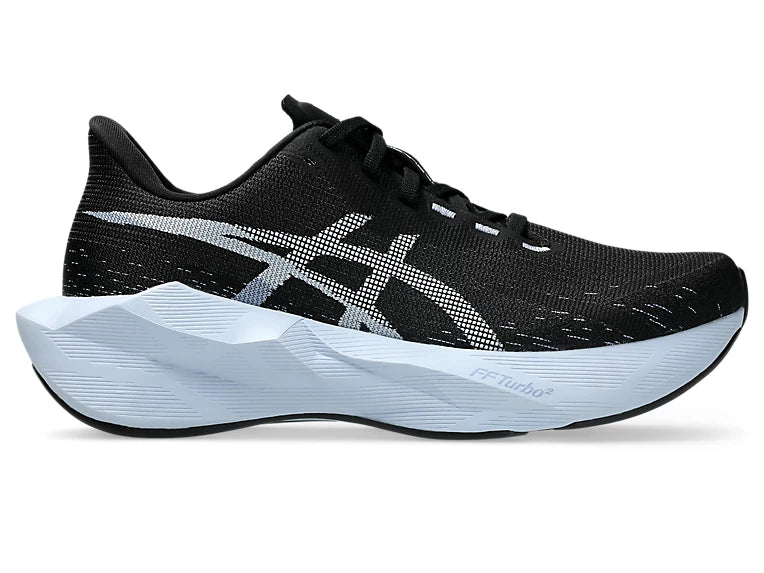 Asics Women's Novablast 6 Sneaker in Black/Solid Air