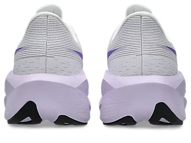 Asics Women's Novablast 6 Sneaker in White/Murasaki