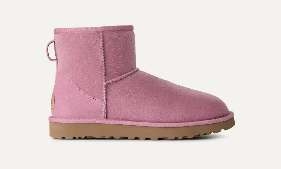 UGG Women's Classic Mini II Sheepskin Boot in Dusty Orchid