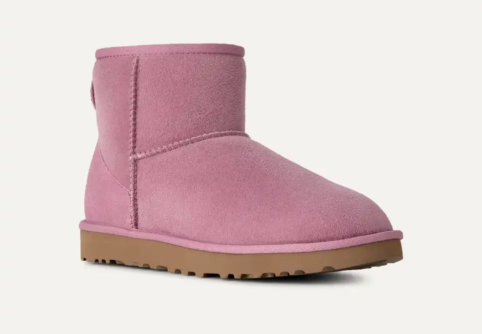 UGG Women's Classic Mini II Sheepskin Boot in Dusty Orchid