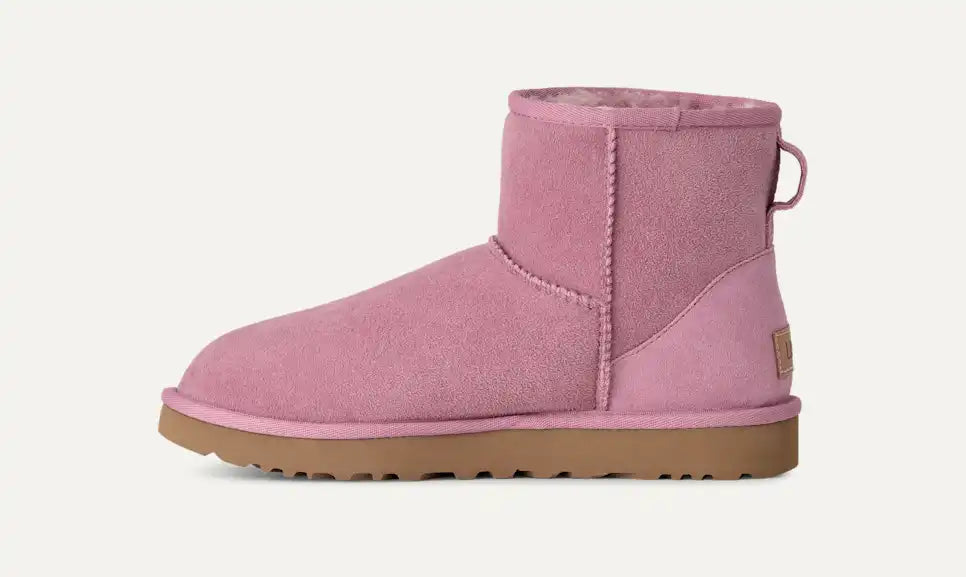 UGG Women's Classic Mini II Sheepskin Boot in Dusty Orchid