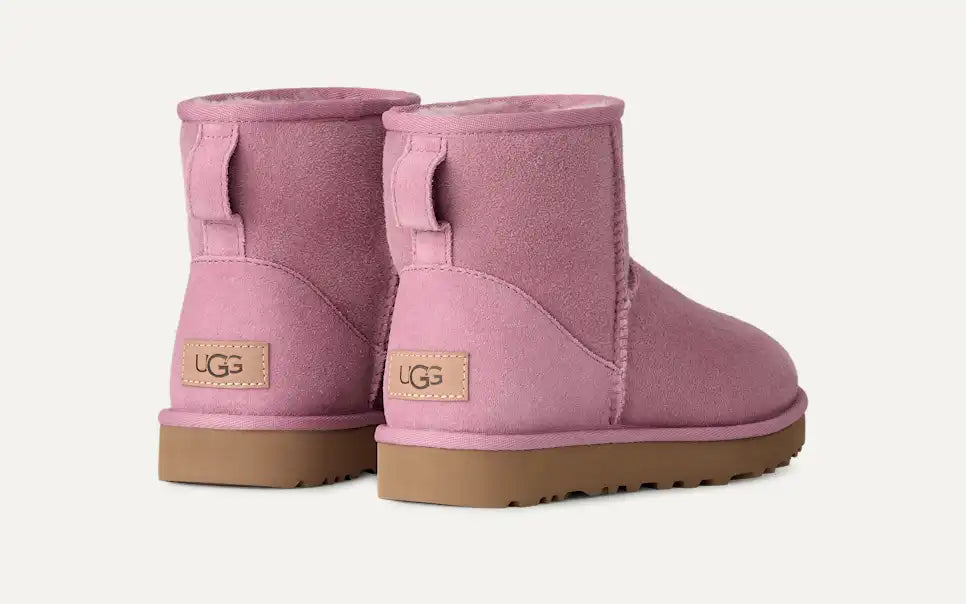 UGG Women's Classic Mini II Sheepskin Boot in Dusty Orchid