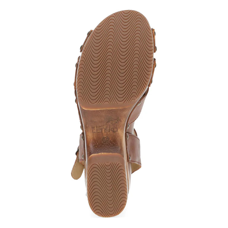 Dansko Women's Alanna Heeled Sandal in Tan