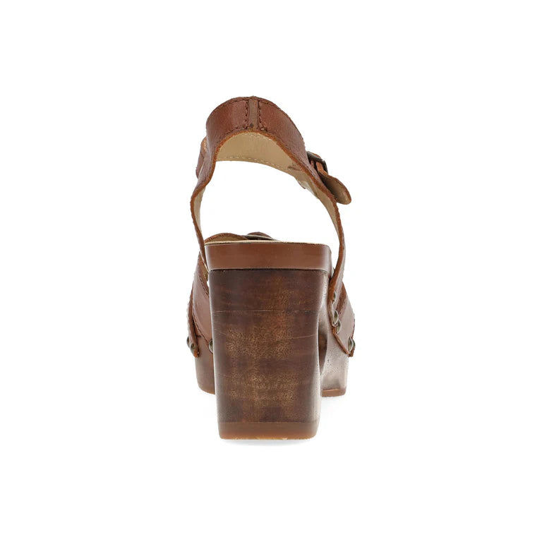 Dansko Women's Alanna Heeled Sandal in Tan
