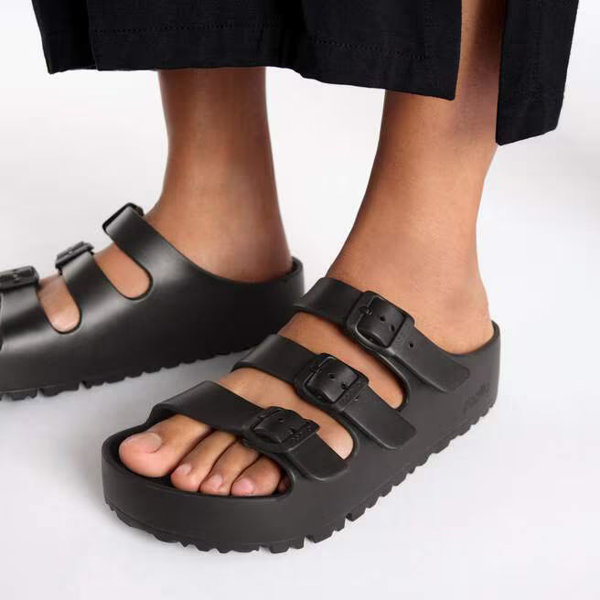Birkenstock Women's Florida EVA Flex Platform Sandal in Black