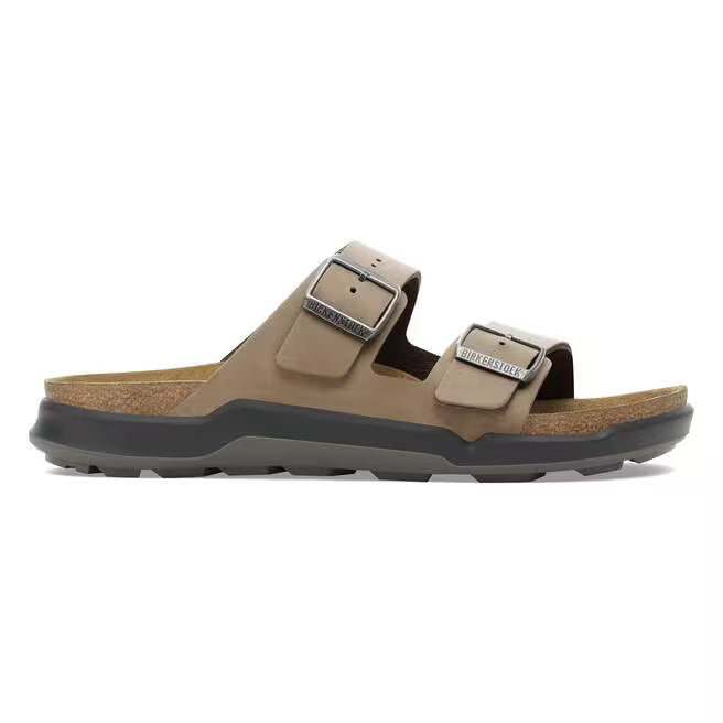 Birkenstock Men's Arizona Crosstown Oiled Leather Sandal in Tobacco