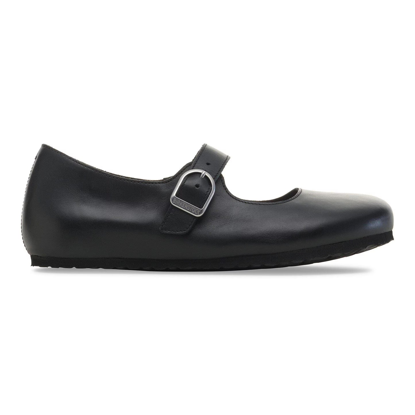 Birkenstock Women's Santa Clarita Smooth Leather Mary Jane in Black