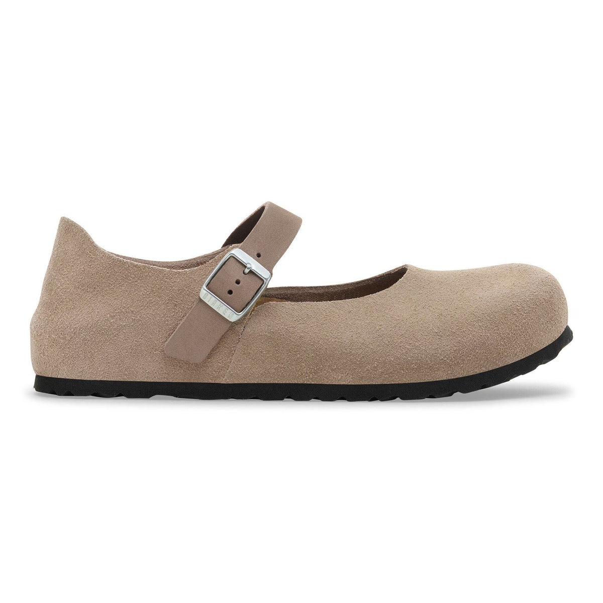 Birkenstock Women's Mantova Suede Leather Mary Jane in Taupe
