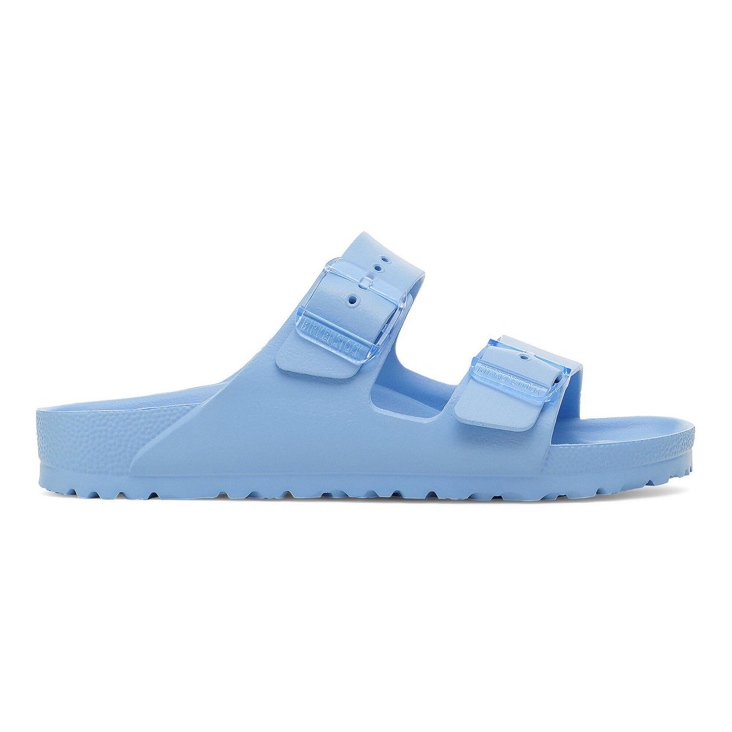 Birkenstock Women's Arizona Stealth Buckle EVA Sandal in Dusty Blue