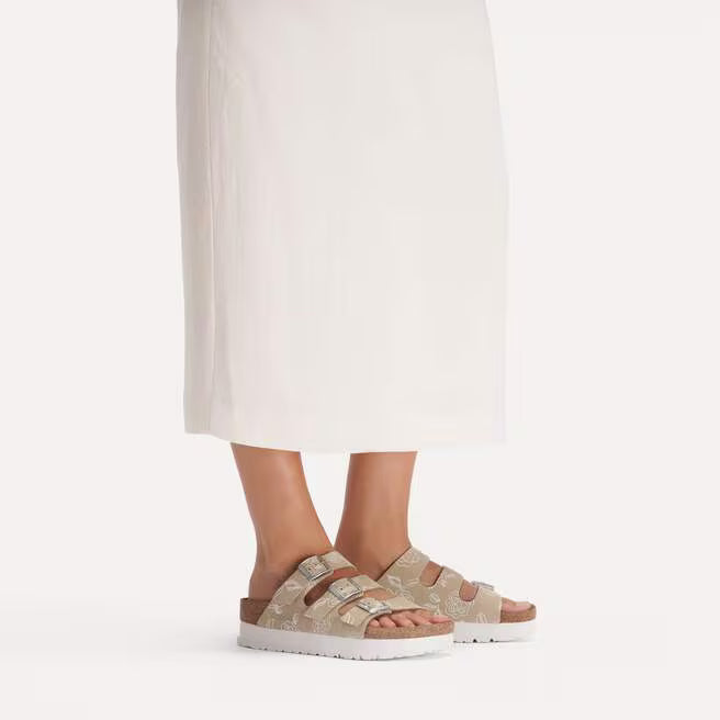 Birkenstock Florida III PAP Flex Platform Sandal (Oyster Flower)
