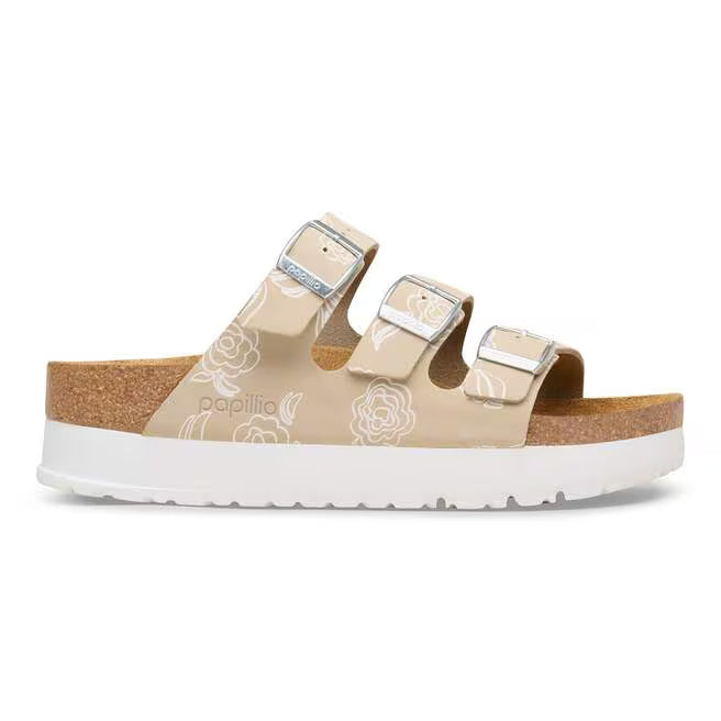 Birkenstock Florida III PAP Flex Platform Sandal (Oyster Flower)