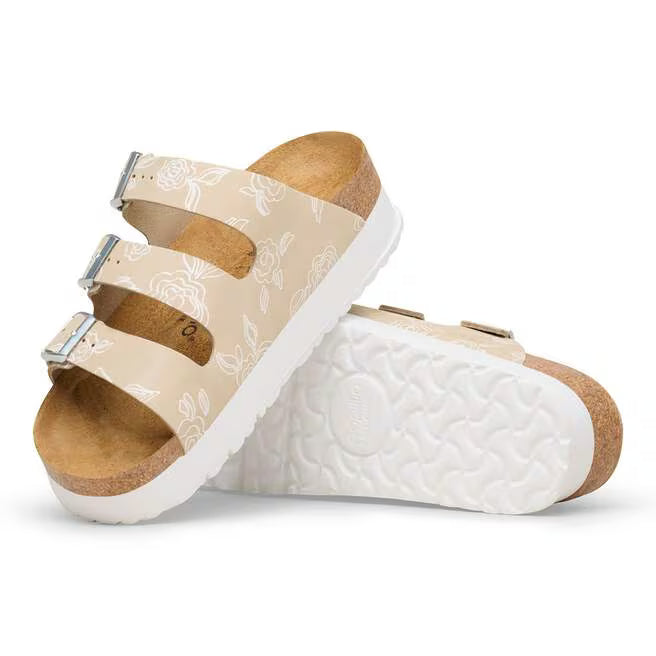 Birkenstock Florida III PAP Flex Platform Sandal (Oyster Flower)