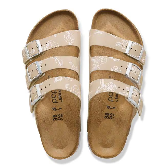 Birkenstock Florida III PAP Flex Platform Sandal (Oyster Flower)