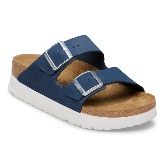 Birkenstock Women's Arizona Flex Platform Sandal in New Navy