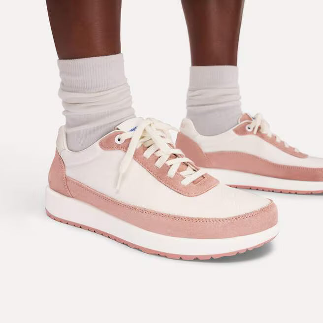 Birkenstock Women's Honnef City Sneaker in Pink Clay/Eggshell