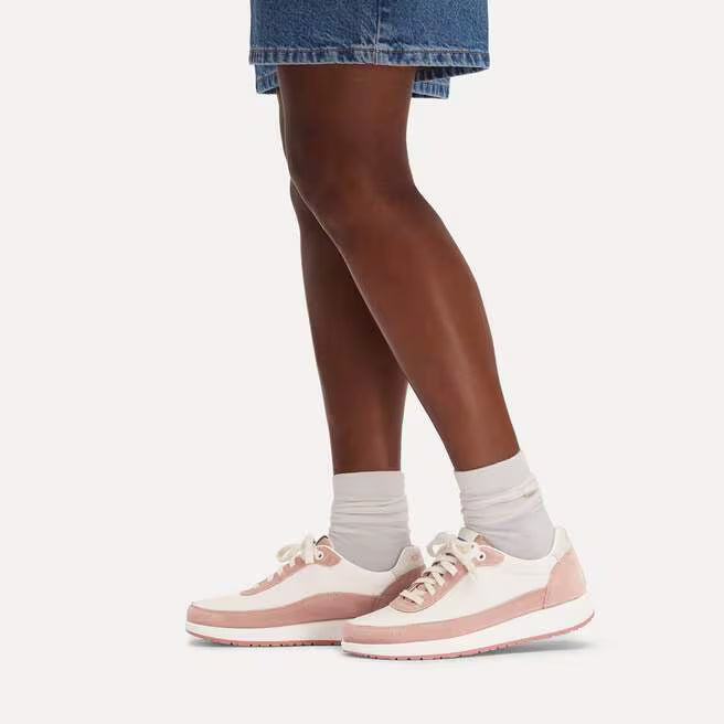 Birkenstock Women's Honnef City Sneaker in Pink Clay/Eggshell