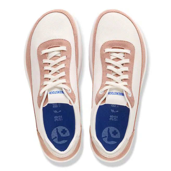 Birkenstock Women's Honnef City Sneaker in Pink Clay/Eggshell