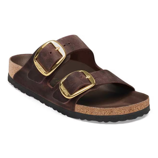 Birkenstock Women's Arizona Big Buckle Sandal in Habana Oiled Leather