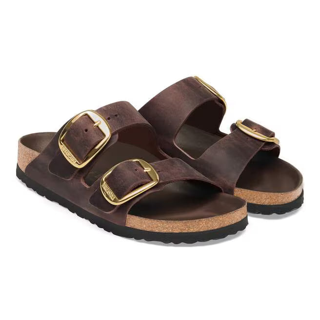 Birkenstock Women's Arizona Big Buckle Sandal in Habana Oiled Leather