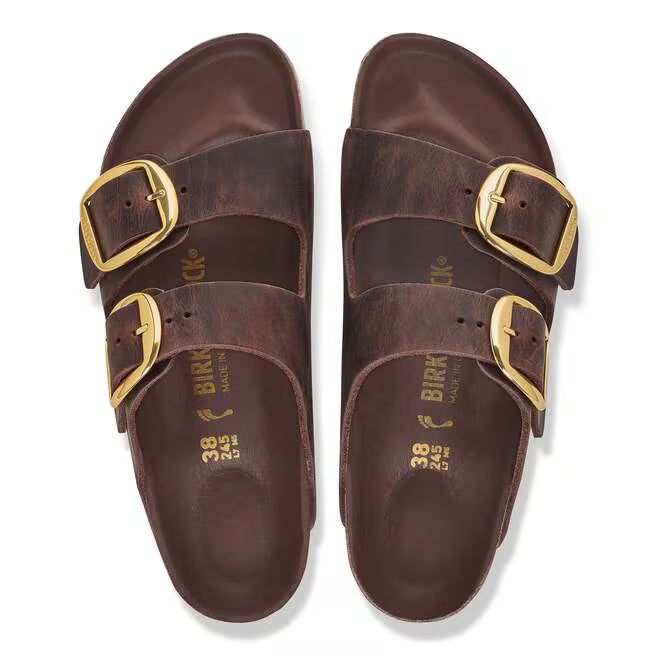 Birkenstock Women's Arizona Big Buckle Sandal in Habana Oiled Leather