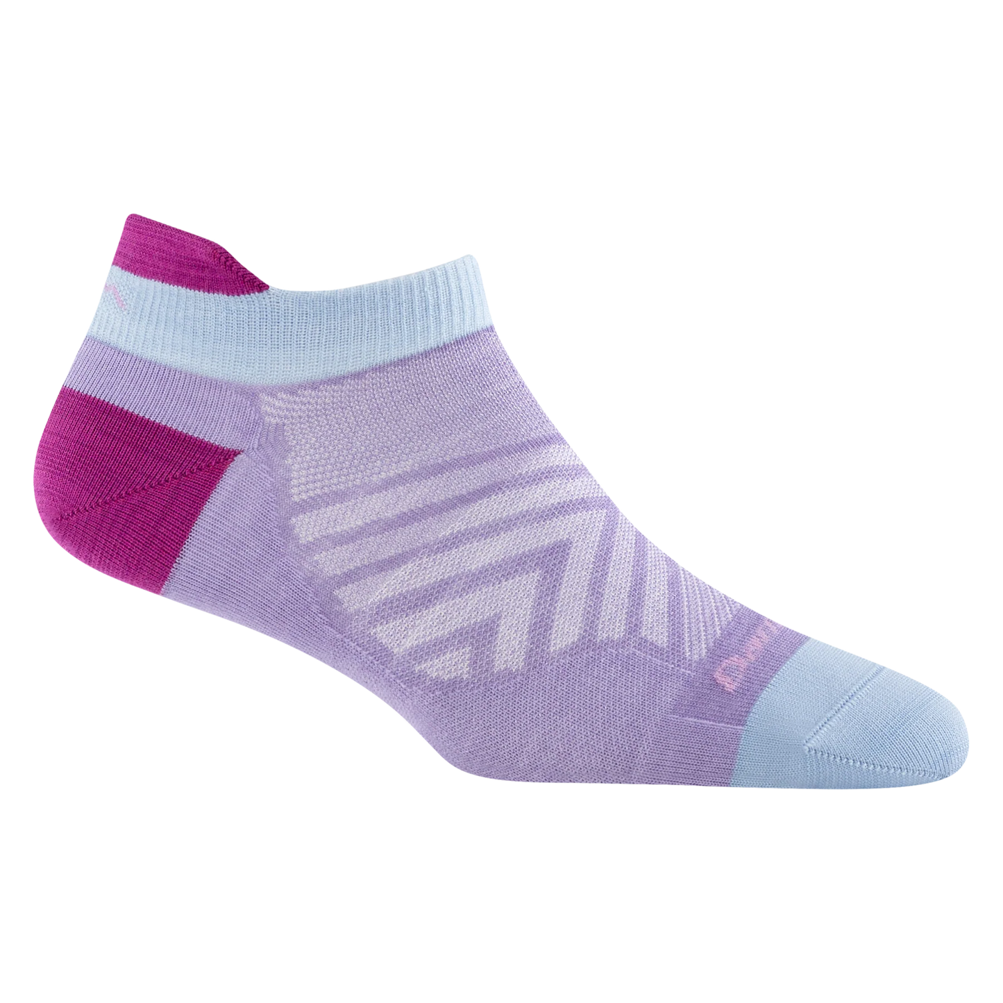 Darn Tough Women's Run No Show Tab No Cushion Ultra-Lightweight Running Sock in Lavender