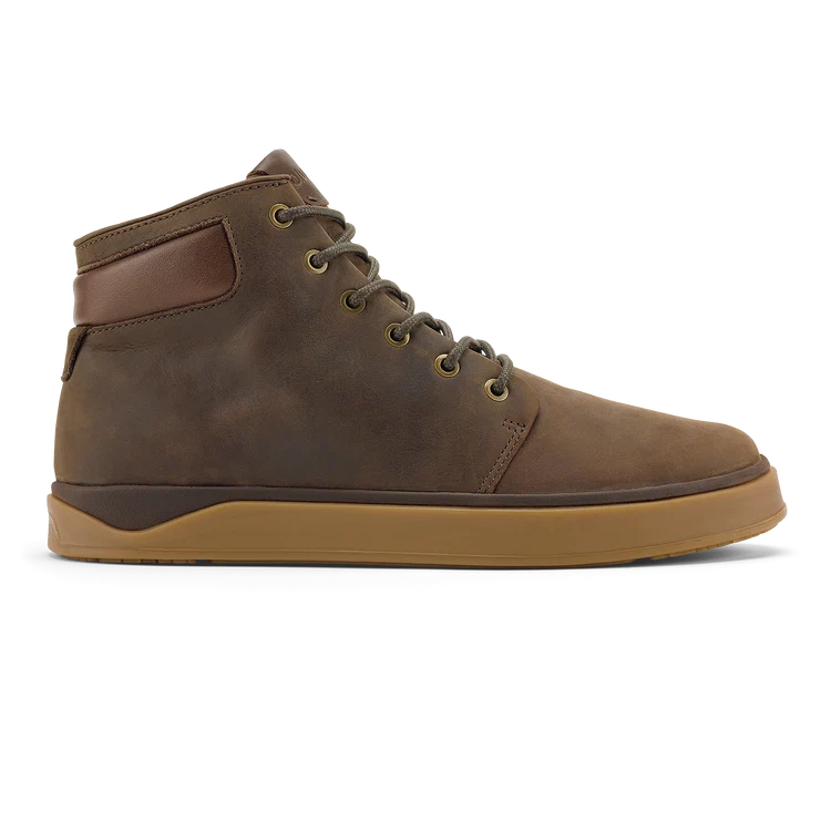 OluKai Men's Kekaha Chukka Sneaker Boot in Dark Java/Toffee