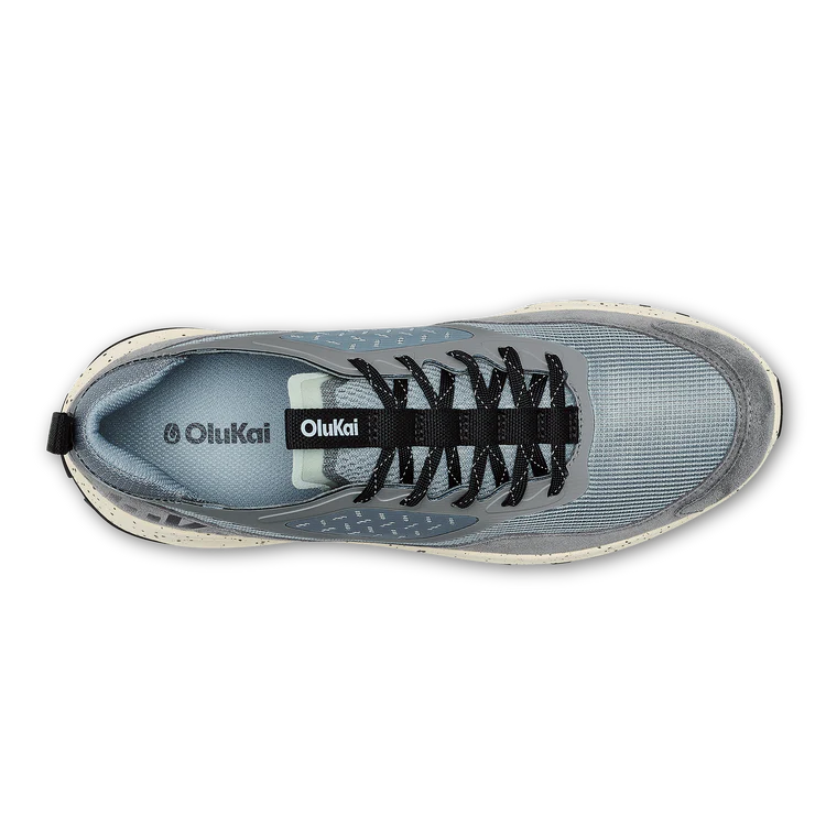 OluKai Men's Makiki Sneaker in Cloud Grey/Poi